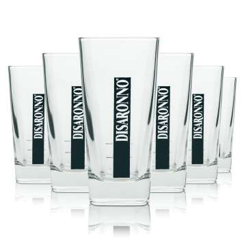 6x Disaronno Amaretto Glas 0,3l Longdrink Gläser...