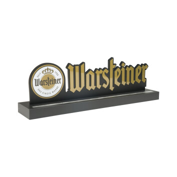 Warsteiner Bier Leuchtreklame 54x18cm LED Sign Wand Werbe Tafel Display Bar