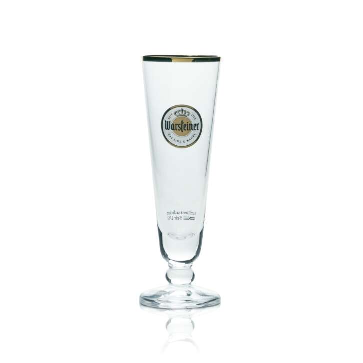 2x Warsteiner Bier Glas Mini Tulpe Empfangsglas 0,04l Begrüßung Gläser Tasting