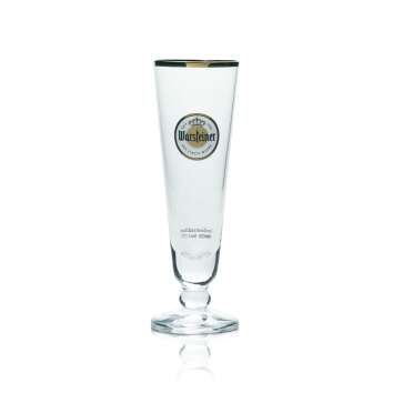 2x Warsteiner Bier Glas Mini Tulpe Empfangsglas 0,04l...