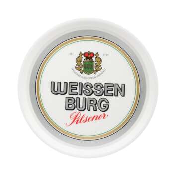 Weissenburg Bier Tablett 33cm Gastro Serviertablett Kellner Gläser Antirutsch