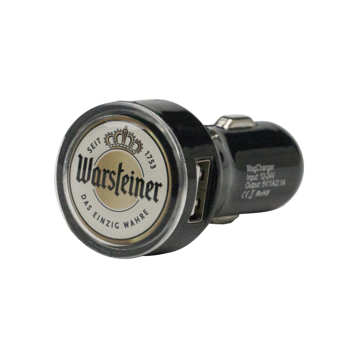 Warsteiner Bier Zigarettenanzünder USB Ladegerät Auto KFZ