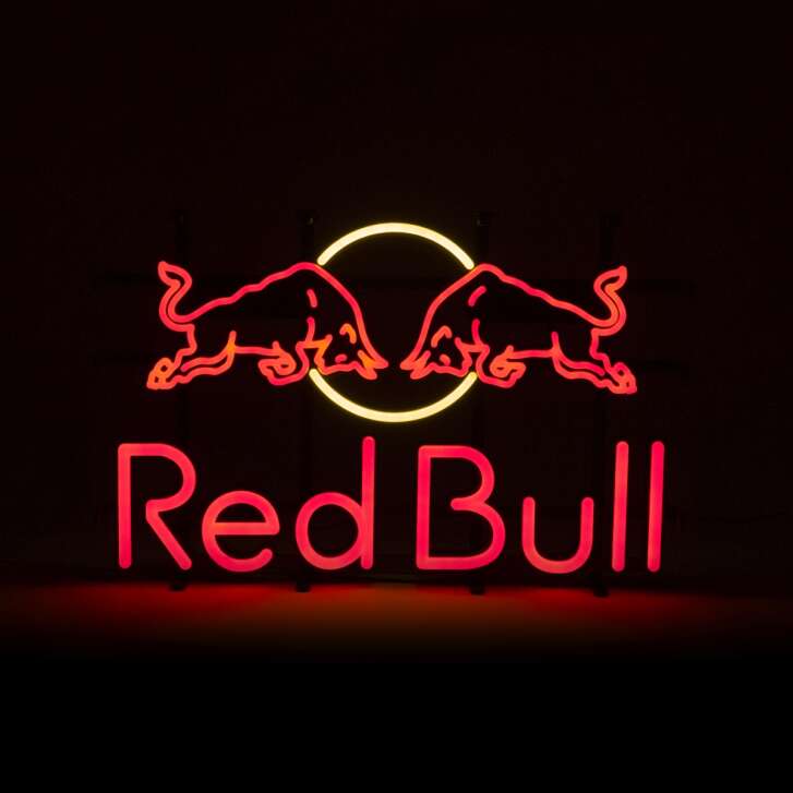 Red Bull Energy Leuchtreklame 52x35cm Neon LED Schild Wand Bar Tafel Licht