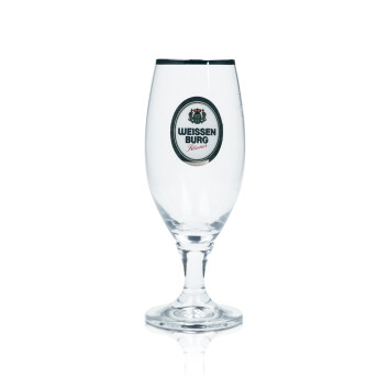 6x Weissenburg Bier Glas 0,25l Pokal Goldrand Ritzenhoff...
