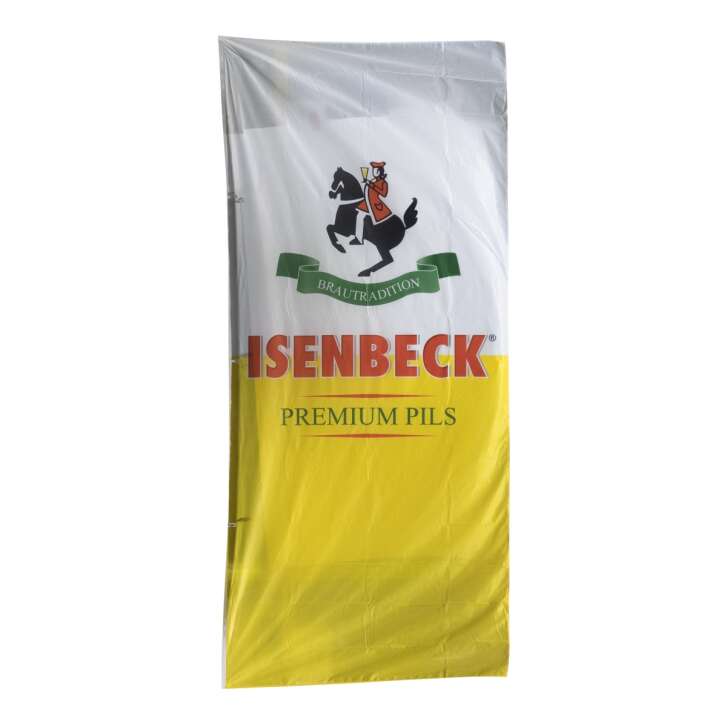 Isenbeck Fahne Banner Flagge 350x150cm Gastro Bar Festival Deko Werbe Pub Party