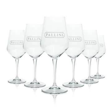 6x Pallini Limoncello Glas 0,4l Wein Gläser Aperitif...