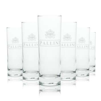6x Pallini Limoncello Glas 0,2l Longdrink Gläser...