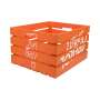 Aperol Spritz Holzkiste Orange 45x38x26cm Sitz Tisch Outdoor Garten Box Kasten