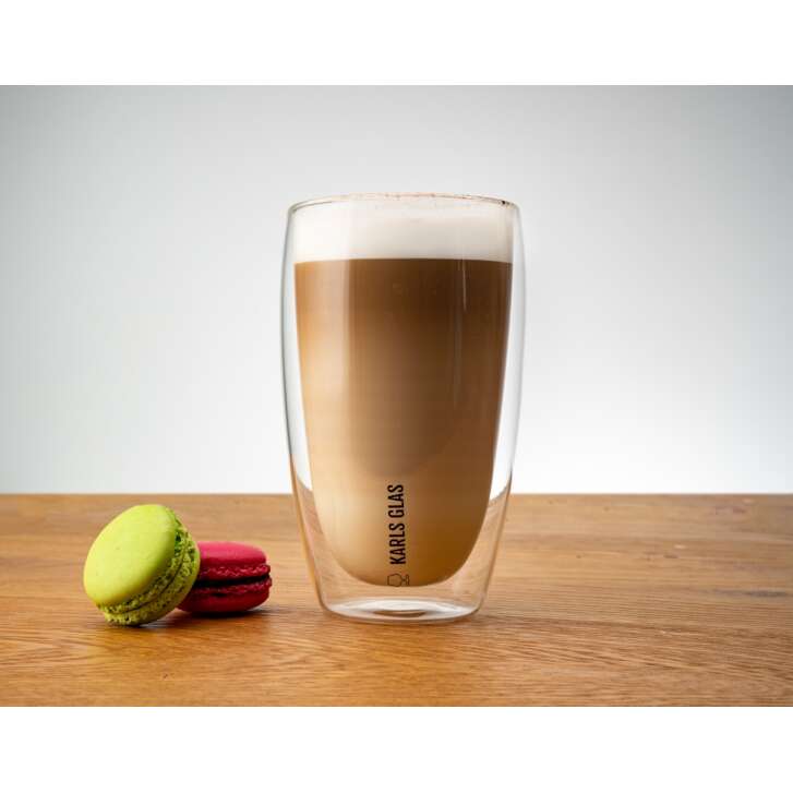 2x Doppelwandige Gläser Thermo Glas 0,45l Latte Macchiato hochwertig Kaffee