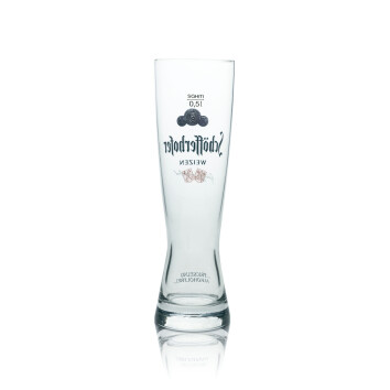 6 Schöfferhofer Bier Glas 0,5l Weißbierglas "Spritzig Prickelnd" Sahm neu