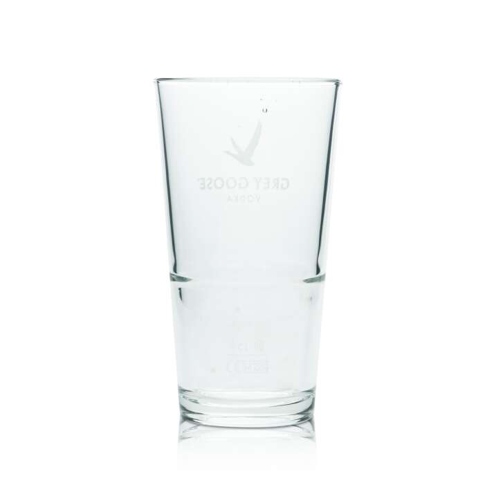 6x Grey Goose Glas 0,37l Longdrink Cocktail Gläser Stapelbar Geeicht Gastro Bar
