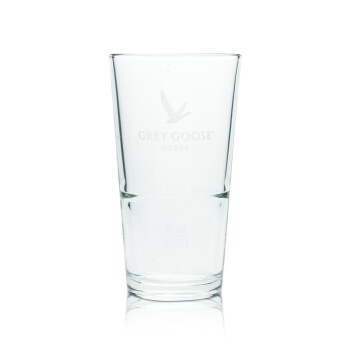 6x Grey Goose Vodka Glas 0,37l Longdrink stapelbar...