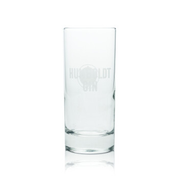 6x Humbold Gin Glas 0,3l Longdrink Gläser Cocktail Logo Highball Tumbler Bar