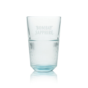 6 Bombay Sapphire Gin Glas 0,35l Longdrinkglas Relief...