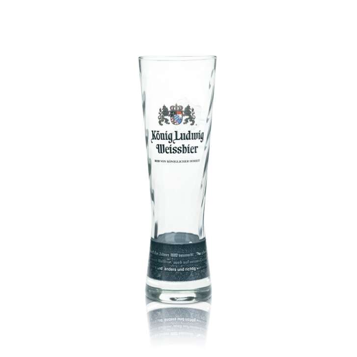König Ludwig Bier Glas 0,5l Hefe Tulpe Weißbier Weizen Gläser Weißbiermonopol