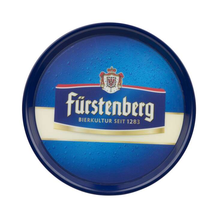 Fürstenberg Bier Tablett 35cm Kellner Serviertablett Gläser Gastro gummiert Bar