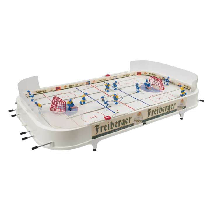 1 Freiberger Bier Tischhockey Spiel "Stiga" ca. 50x100cm inkl. Figuren+Puk neu