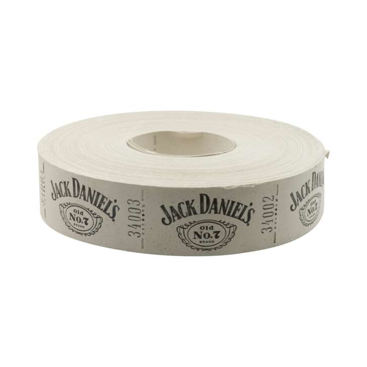 1000x Jack Daniels Whiskey Wertmarke Bon-Rolle Abriss Getränke Märkchen Bar
