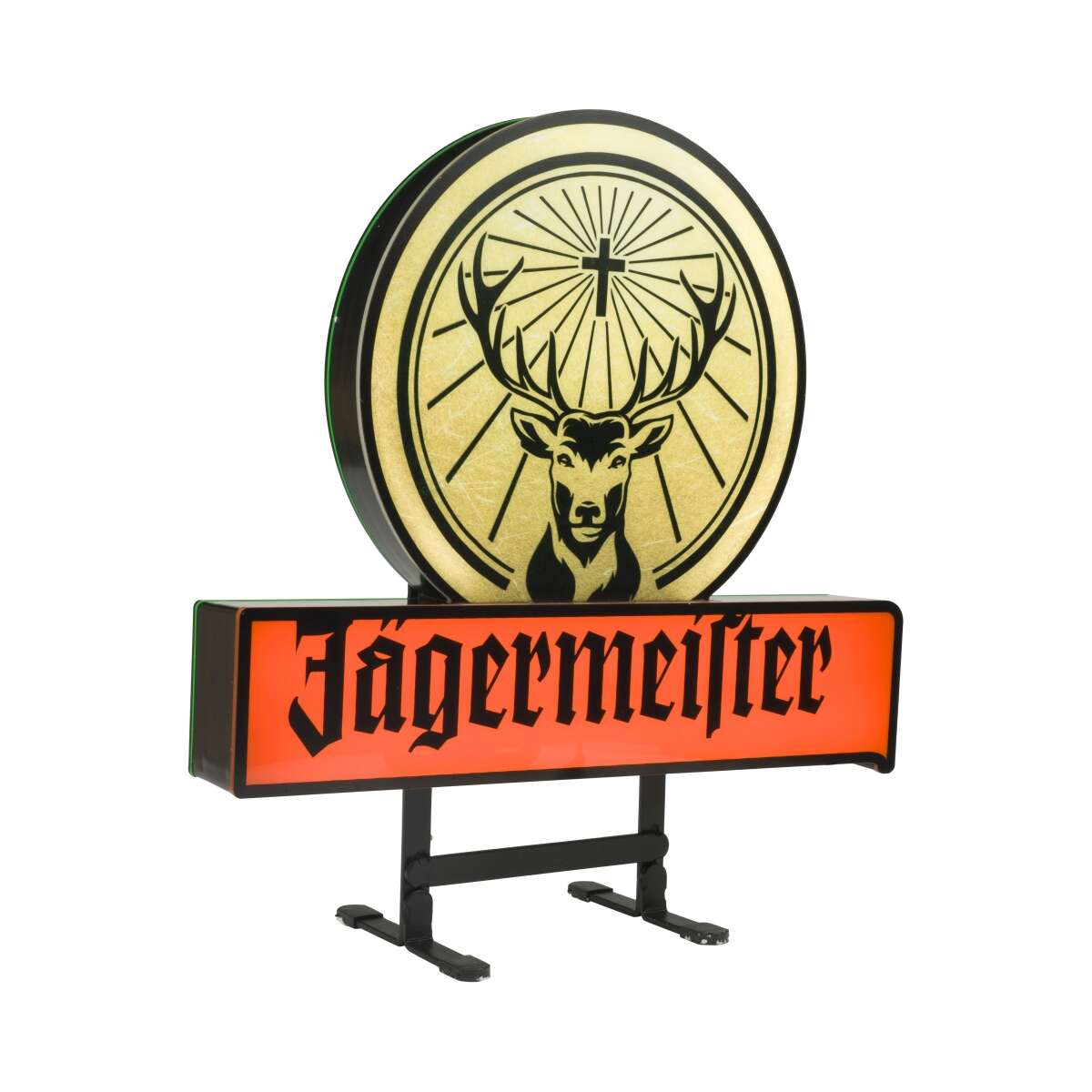 Jägermeister Leuchtreklame LED Schild Reklame Tafel Wand