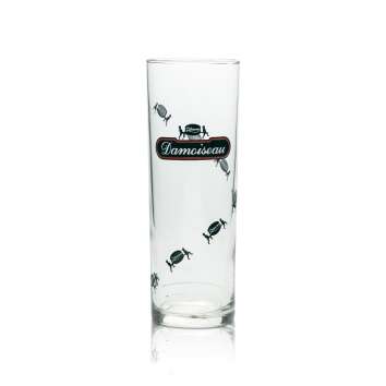 6 Damoiseau Rum Glas 0,25l Longdrinkglas "Tubo"...