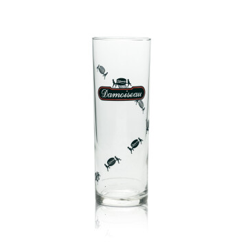 6x Damoiseau Rum Glas 0,25l Longdrinkglas...