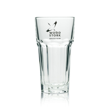 6 Wood Stork Rum Glas 0,3l Longdrinkglas neu