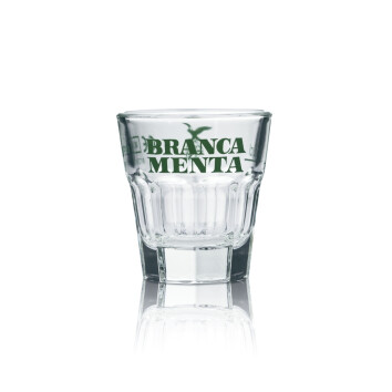 6x Fernet Branca Glas Menta 2cl Shot Gläser Schnaps Kurze Stamper Eichstrich