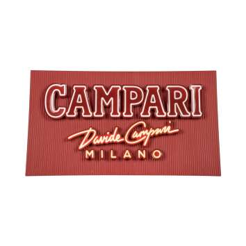 Campari Leuchtreklame Milano LED Schild rot Wand Licht Neon Style Davide Italy