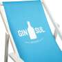 Gin Sul Liegestuhl Blau Beach Chair Strand Liege Sitz Hocker Lounge Garten Bar