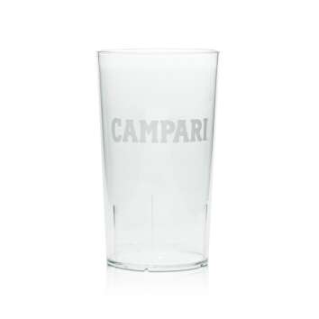 6x Campari Mehrweg Becher 0,3l Glas Kunststoff Festival...