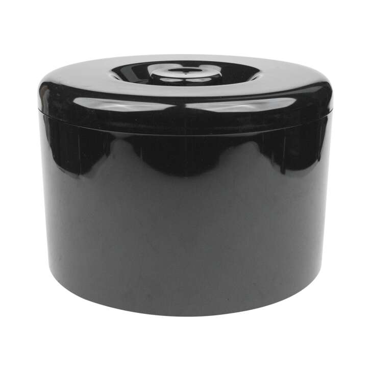 Eiswürfelbehälter Kühler Eis Box Behälter 10l Schwarz mit Deckel Eiseimer Cool