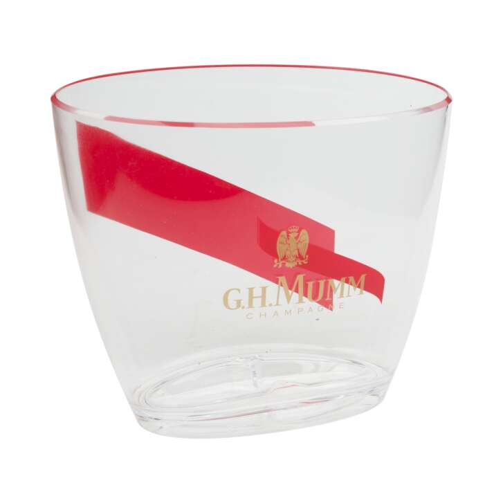 1 G.H. Mumm Champagner Kühler Transparent 5l "Nice-Bucket" neu