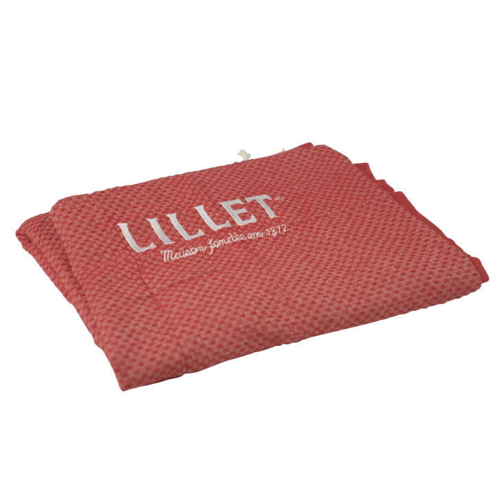 Lillet Decke Picknick 2x2m rot weiß Aperitif Sommer Unterlage Strand Tuch Beach