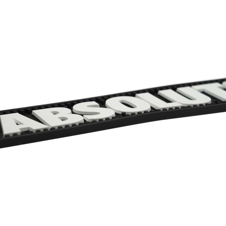 Absolut Vodka Barmatte 59x9cm Abtropfmatte Gläser Runner Gummi Cocktail Bar