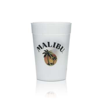 Malibu Mehrwegbecher 0,3l Glas Kunststoff Cup Stapelbar...