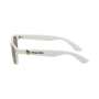 Malibu Likör Sonnenbrille Weiß UV400 Sun Glasses weiß Party Logo Brille Nerd