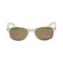 Malibu Likör Sonnenbrille Weiß UV400 Sun Glasses weiß Party Logo Brille Nerd