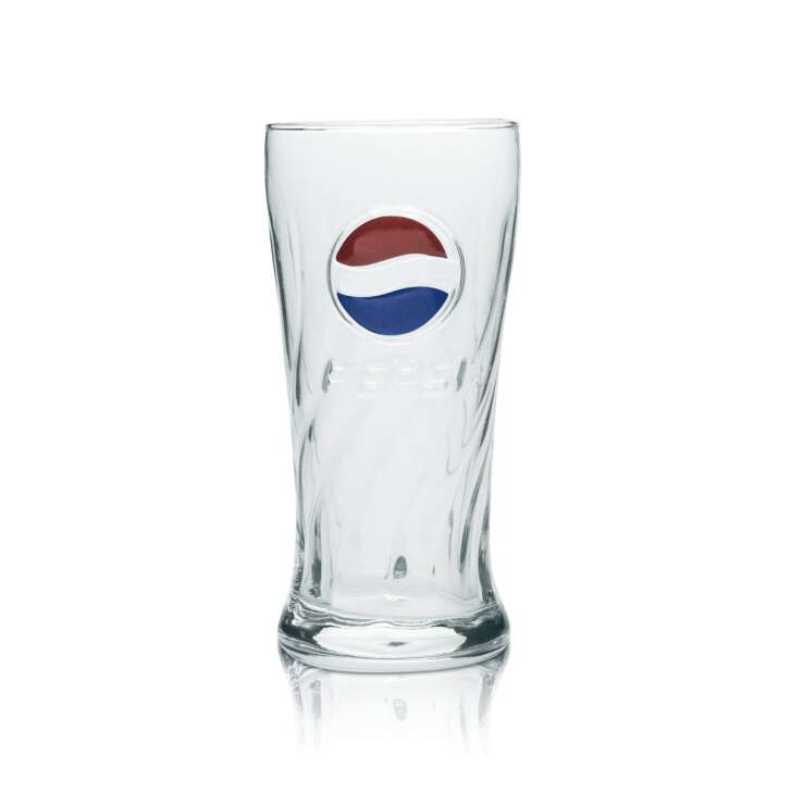 Pepsi Glas 0,3l Retro Relief Gläser Design Becher Vintage Cola Coke Softdrink