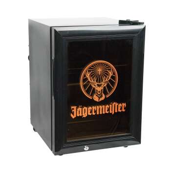 Jägermeister Mini Kühlschrank 20L Freezer Glas Chiller Design LED Leuchtet Bar