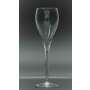 6x Veuve Clicquot Champagner Glas Italesse Schriftzug Fu&szlig;