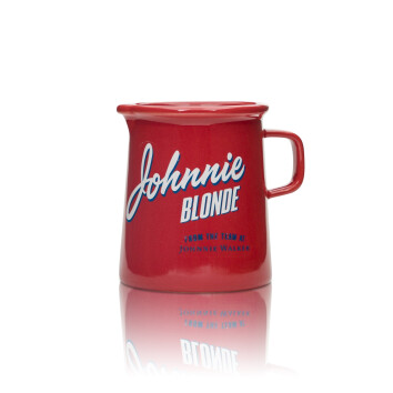 3x Johnnie Walker Blonde Glas Tasse 0,3l mit Henkel Pitcher Whiskey Karaffe