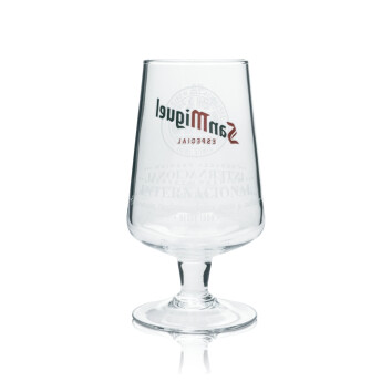 San Miguel Bier Glas 0,5l Pokal Especial International Copas Gläser Beer Tulpe