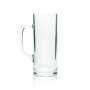 6x Bierkrug 0,5l Glas Seidel "Reno" Borgonovo Marken Gläser Henkel Humpen