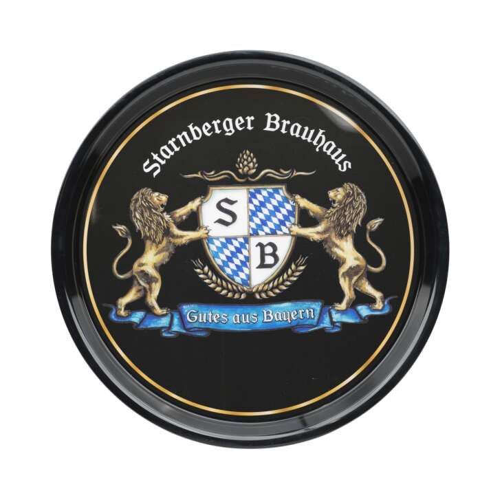 Starnberger Brauhaus Bier Tablett 37cm Kellner Gastro Serviertablett Gläser Bar