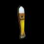 Benediktiner Bier Leuchtreklame Weißbier Glas LED Schild Wand Tafel Deko Licht
