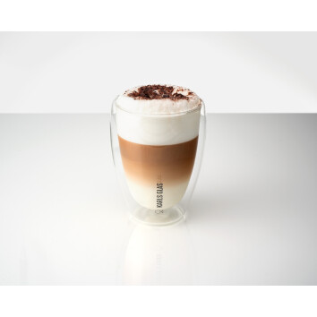 2x Doppelwandige Gläser Thermo Glas 0,35l Latte Macchiato hochwertig Kaffee