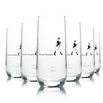 6x Johnnie Walker Whiskey Glas 0,3l Longdrink Gläser...
