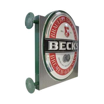 Becks Bier Leuchtreklame Wand Schild Display Gastro Pub...