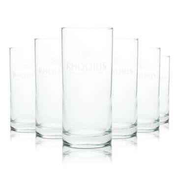 6x Rhodius Wasser Glas 0,2l Becher Gastro Gläser...