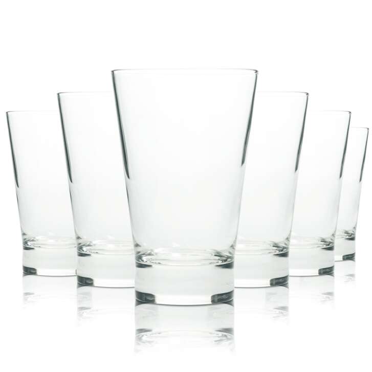 6x Rhodius Wasser Glas 0,2l Becher Mineral Soda Gläser Quelle Gourmet Softdrink